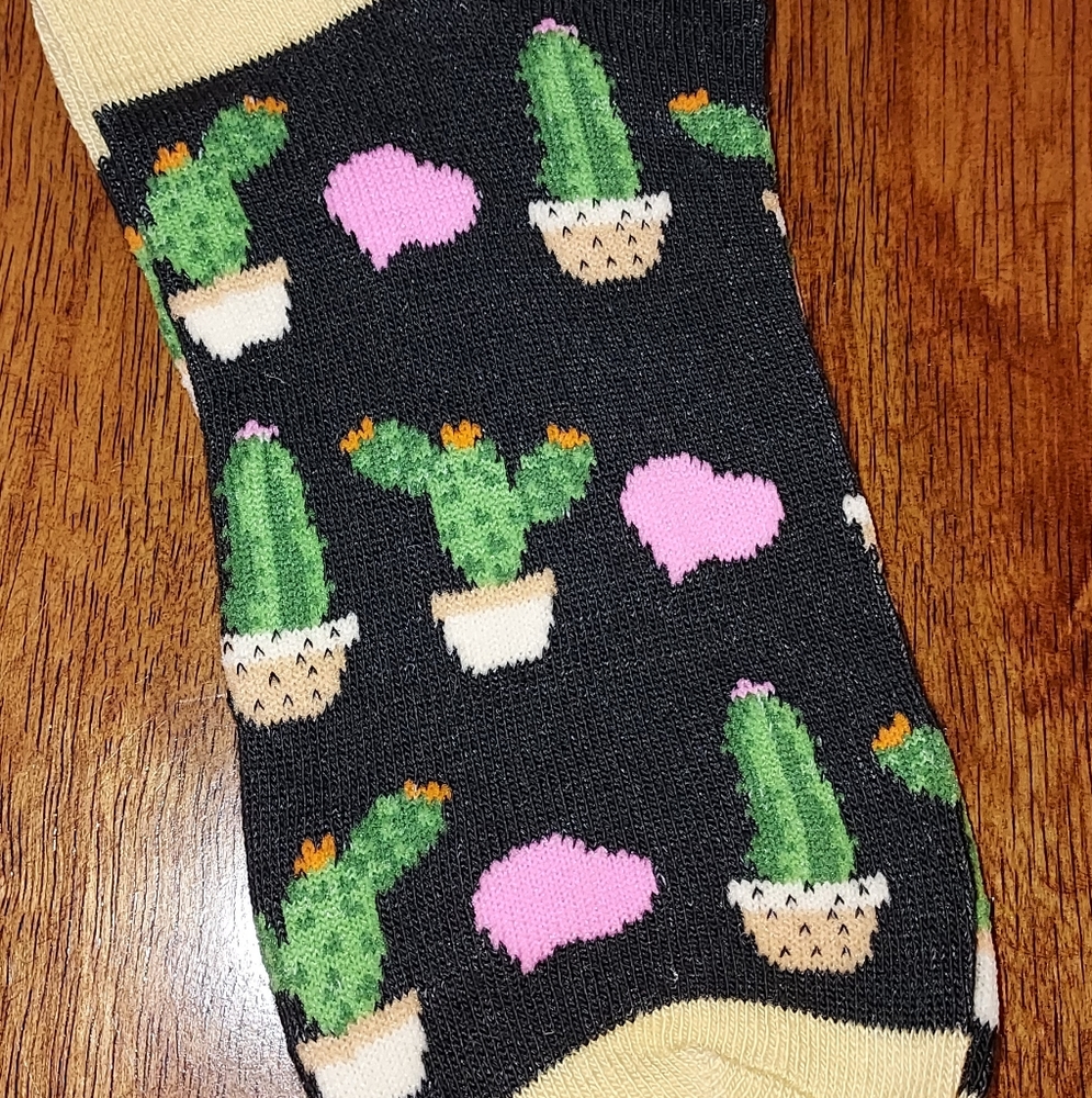 Fun Cactus Ankle Socks
